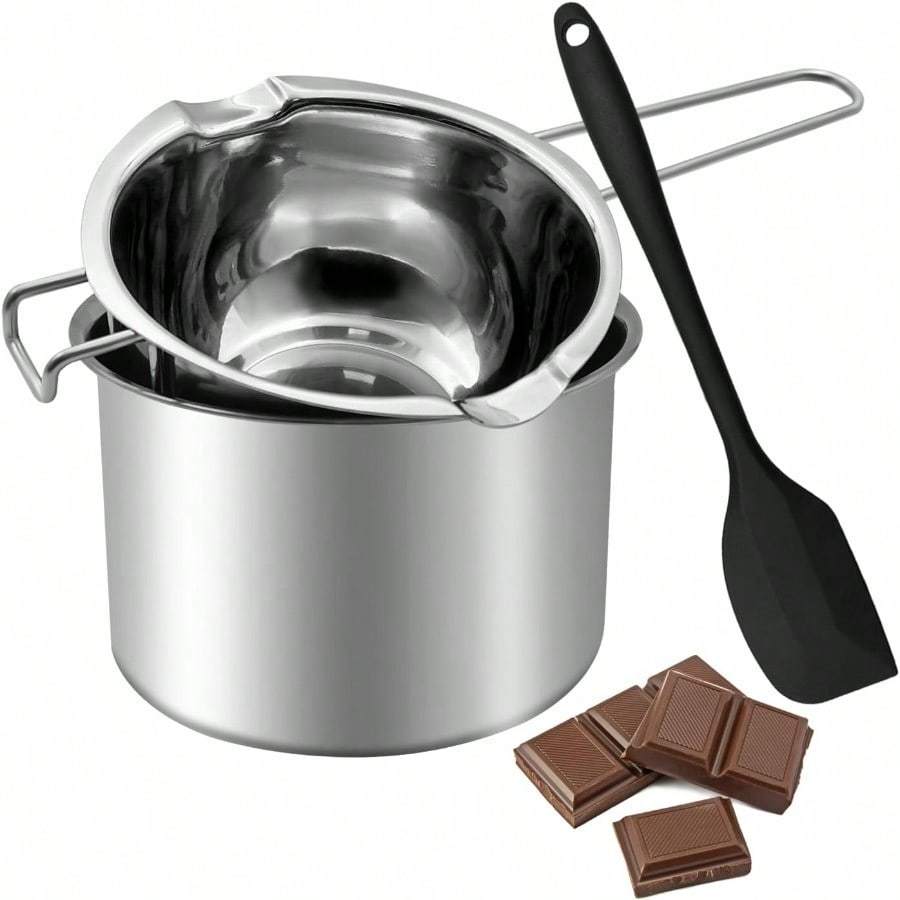 Soap Making Double Boiler - Zestaw garnek do podgrzewania ze stali