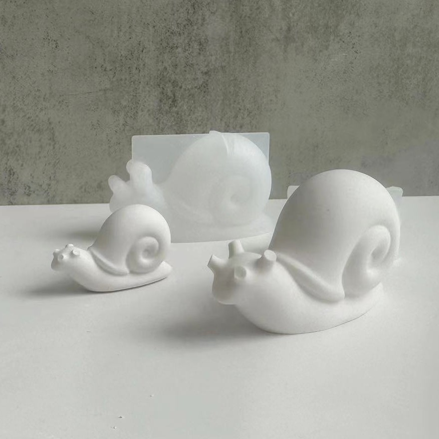 Soap Making In Home - Forma silikonowa ślimak do świec aromaterapeutycznych,