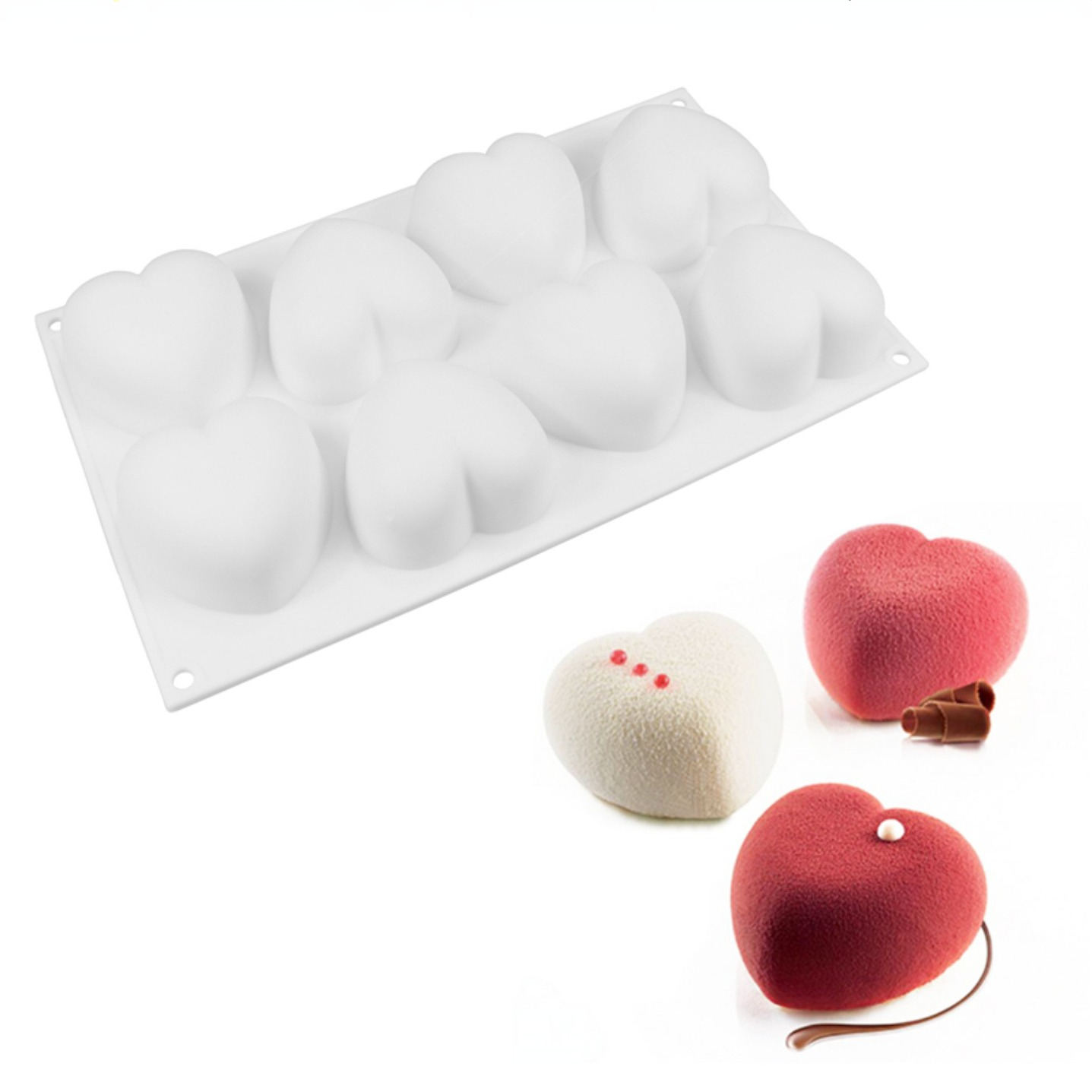 Soap Making Instructions - Miłość serce silikonowe formy do mydła