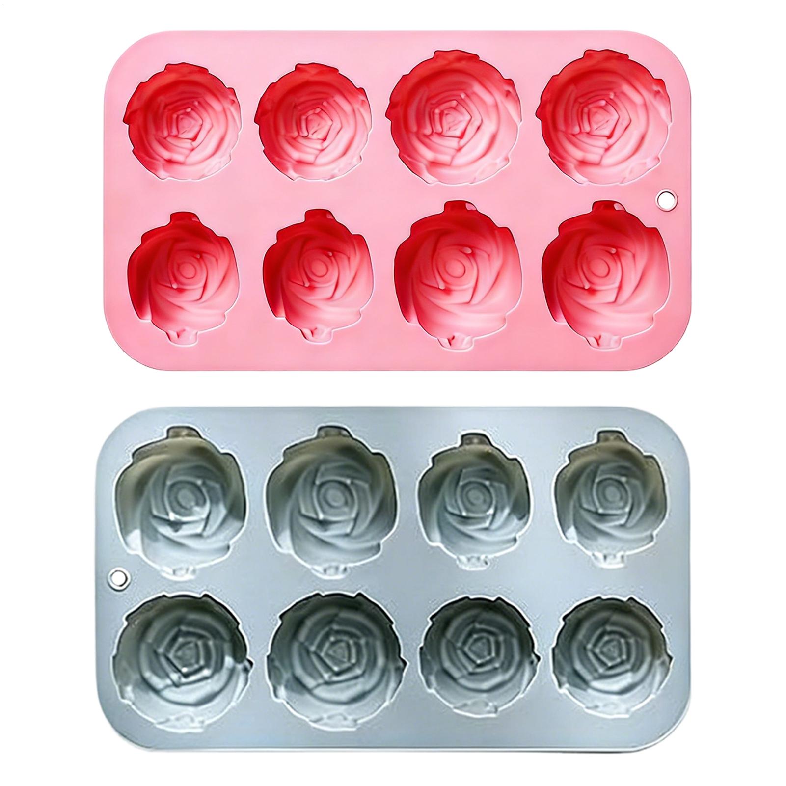 Soap Making In Home - Formy silikonowe do róż z 8