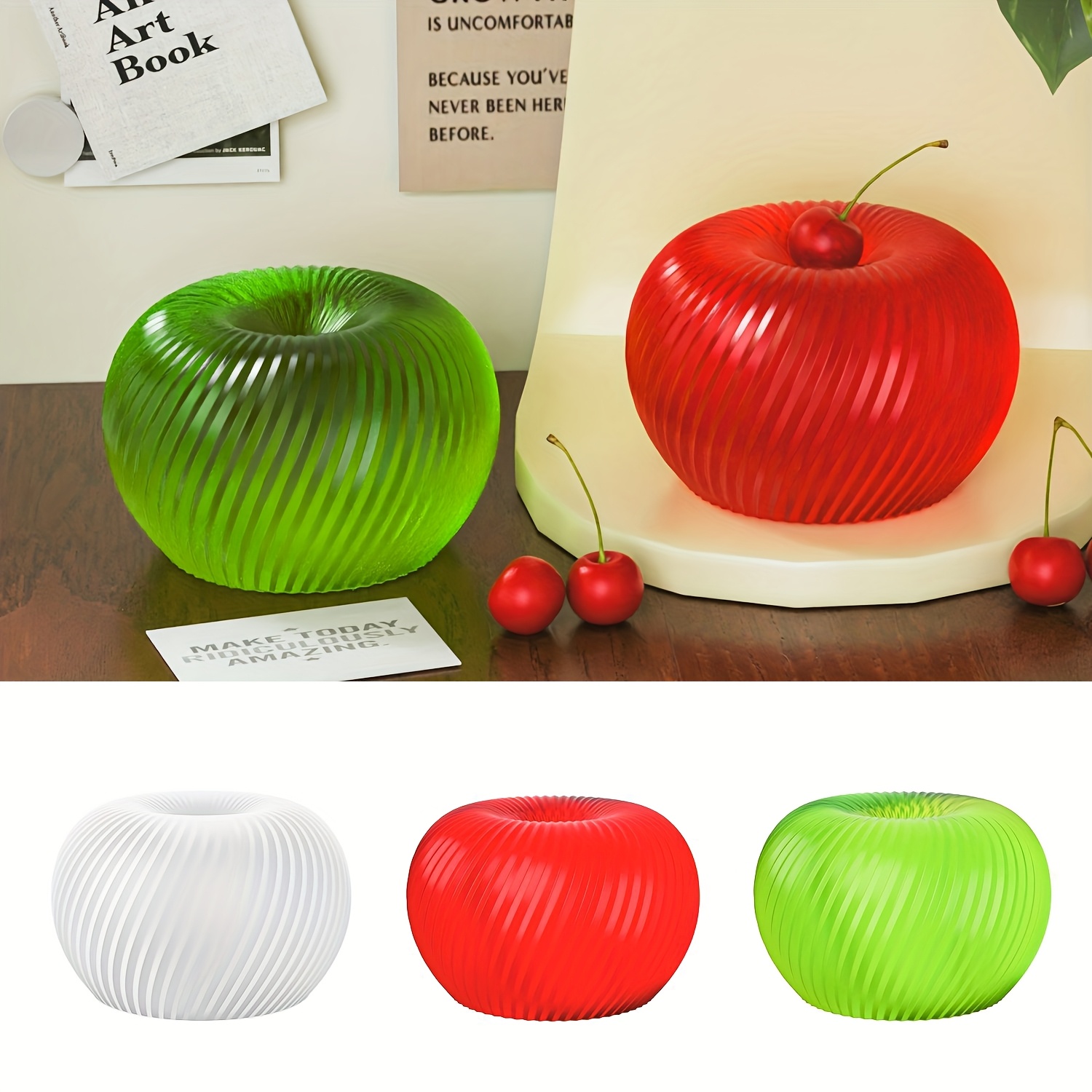 Soap Making Instructions - Modna, czerwona silikonowa forma w kształcie