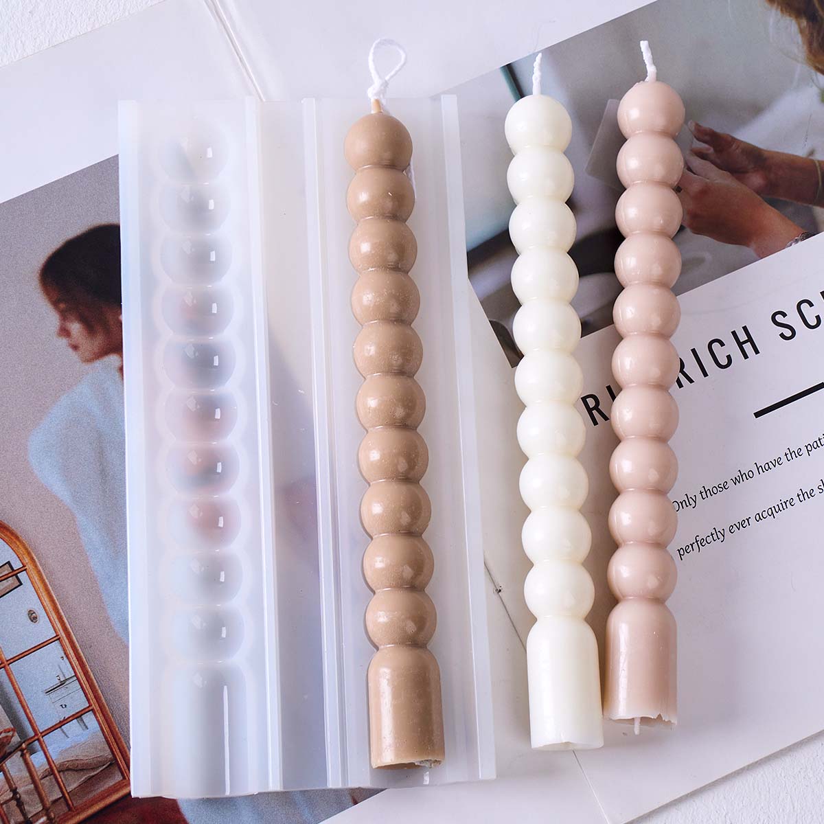 Forma silikonowa 3D na świece  – Soap Making In Home recenzja i cena