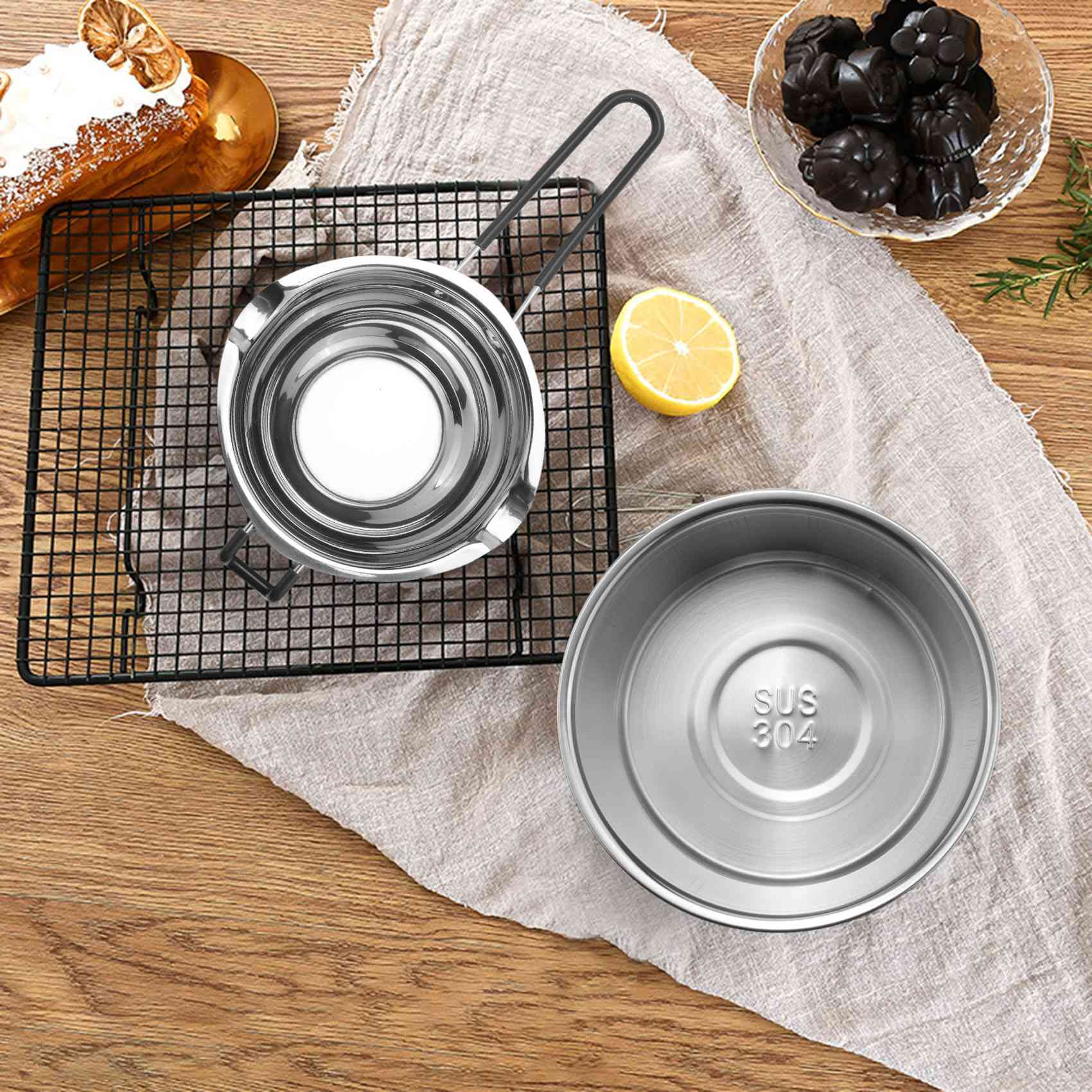 J1UL1N Zestaw 2 garnków do got – Soap Making Double Boiler recenzja i cena